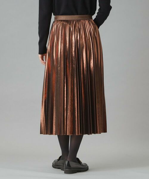 DRESSTERIOR / ドレステリア ロング・マキシ丈スカート | 【洗える/ストレッチ性/オンオフ】箔プリントプリーツスカート | 詳細15