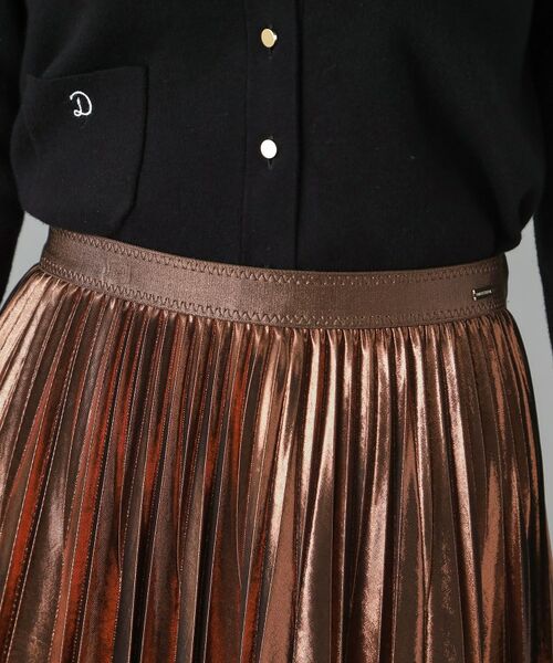 DRESSTERIOR / ドレステリア ロング・マキシ丈スカート | 【洗える/ストレッチ性/オンオフ】箔プリントプリーツスカート | 詳細16