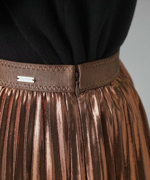 DRESSTERIOR / ドレステリア ロング・マキシ丈スカート | 【洗える/ストレッチ性/オンオフ】箔プリントプリーツスカート | 詳細17