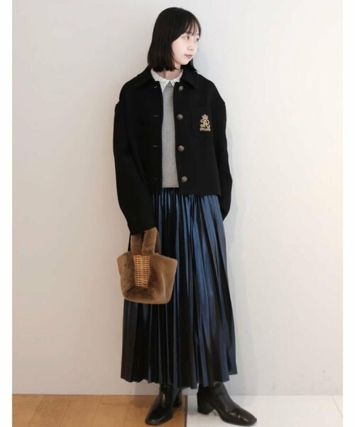 DRESSTERIOR / ドレステリア ロング・マキシ丈スカート | 【洗える/ストレッチ性/オンオフ】箔プリントプリーツスカート | 詳細26