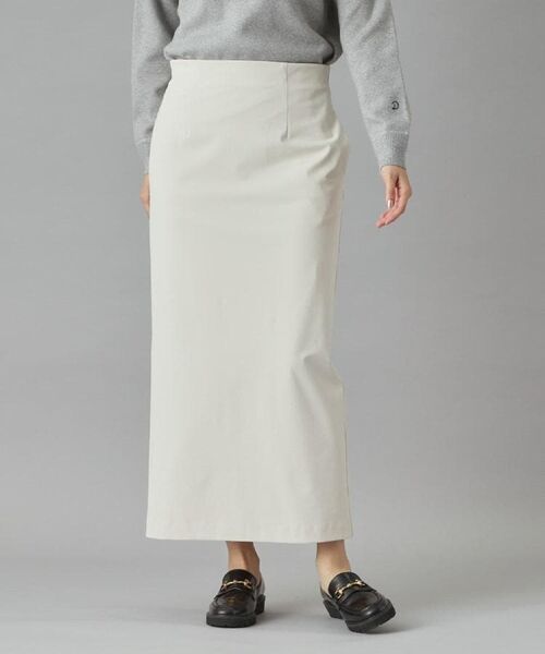 DRESSTERIOR / ドレステリア ロング・マキシ丈スカート | 【洗える/ポケット付き】ストレッチナロースカート(グレージュ(050))