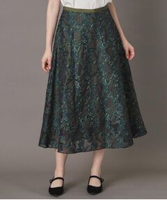 DRESSTERIOR / ドレステリア ロング・マキシ丈スカート | 【きれいめ/裏地取り外し可】シアージャカードスカート