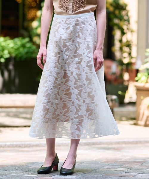 DRESSTERIOR / ドレステリア ロング・マキシ丈スカート | 【きれいめ/裏地取り外し可】シアージャカードスカート | 詳細21