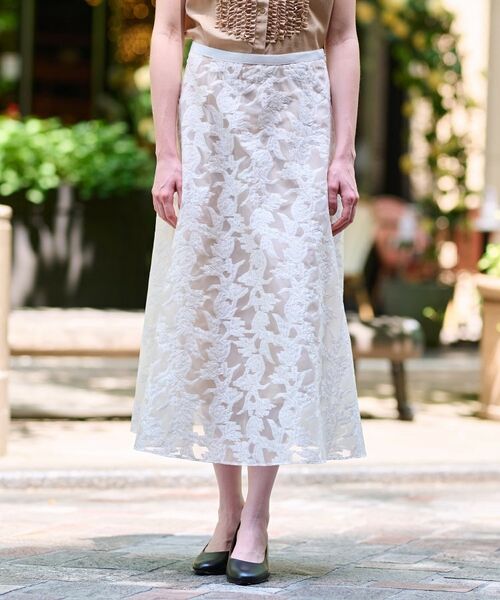 DRESSTERIOR / ドレステリア ロング・マキシ丈スカート | 【きれいめ/裏地取り外し可】シアージャカードスカート | 詳細22