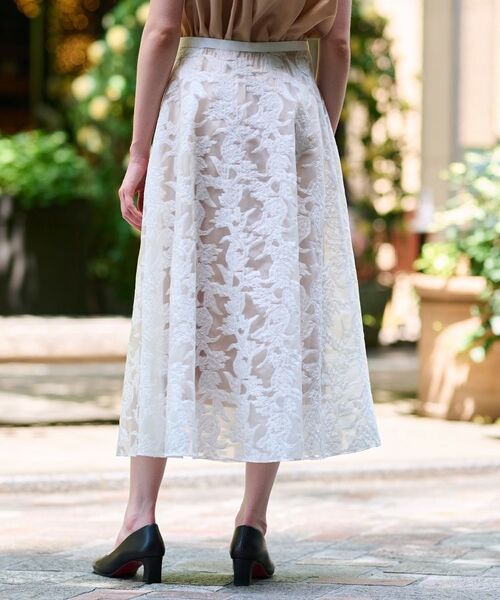 DRESSTERIOR / ドレステリア ロング・マキシ丈スカート | 【きれいめ/裏地取り外し可】シアージャカードスカート | 詳細7