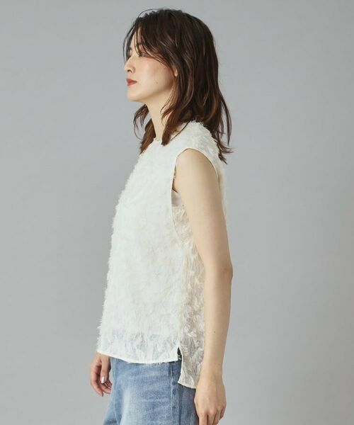 DRESSTERIOR / ドレステリア シャツ・ブラウス | 【セットアップ可/トレンド】カットジャカードフレンチスリーブブラウス | 詳細11