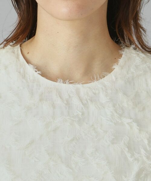 DRESSTERIOR / ドレステリア シャツ・ブラウス | 【セットアップ可/トレンド】カットジャカードフレンチスリーブブラウス | 詳細13