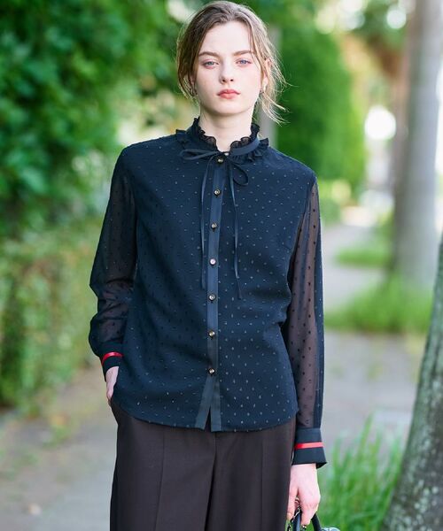 DRESSTERIOR / ドレステリア シャツ・ブラウス | 【洗える/シアー素材/otonaMUSE 11月号掲載】フィルムドットブラウス | 詳細13