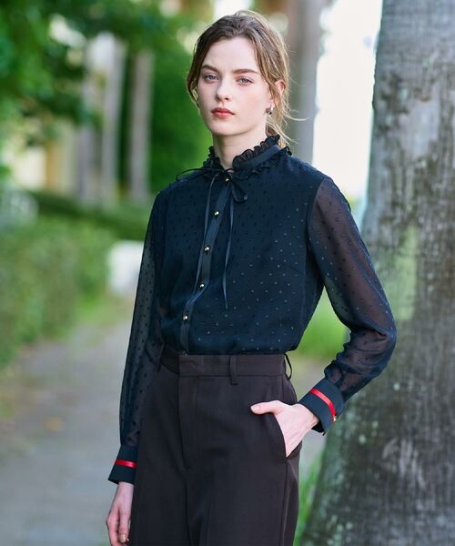 DRESSTERIOR / ドレステリア シャツ・ブラウス | 【洗える/シアー素材/otonaMUSE 11月号掲載】フィルムドットブラウス | 詳細16