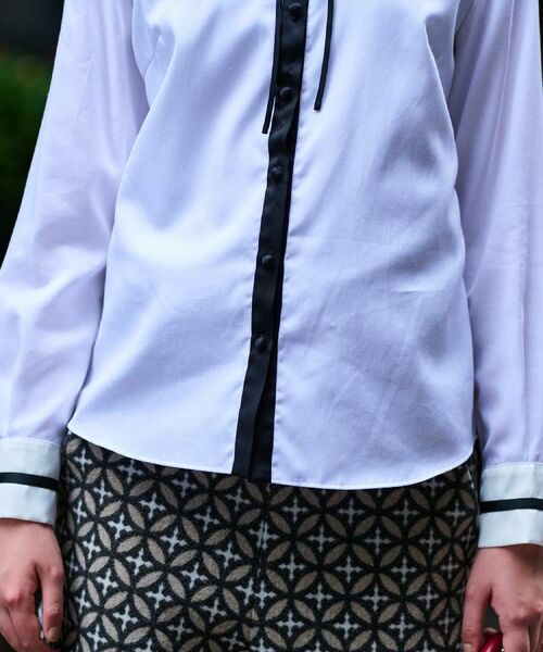 DRESSTERIOR / ドレステリア シャツ・ブラウス | 【洗える/コットン100%】フリルカラーボウタイブラウス | 詳細13