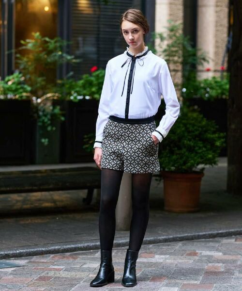 DRESSTERIOR / ドレステリア シャツ・ブラウス | 【洗える/コットン100%】フリルカラーボウタイブラウス | 詳細2