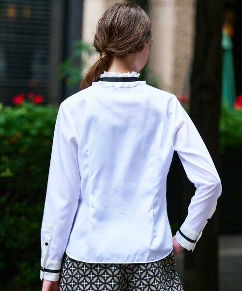 DRESSTERIOR / ドレステリア シャツ・ブラウス | 【洗える/コットン100%】フリルカラーボウタイブラウス | 詳細5