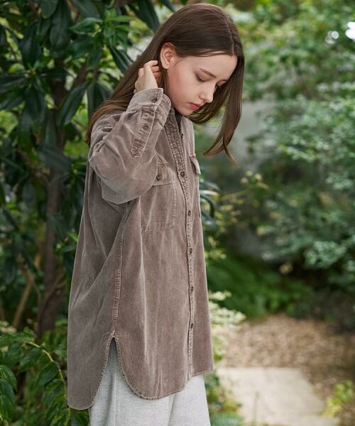 DRESSTERIOR / ドレステリア シャツ・ブラウス | 【洗える/抜け感】コーデュロイガーメントダイシャツ | 詳細4