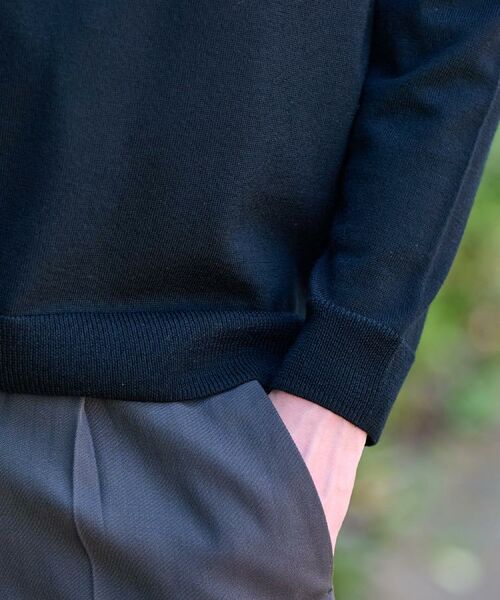 DRESSTERIOR / ドレステリア ニット・セーター | ウォッシャブルファインメリノ クルーネックニット | 詳細16