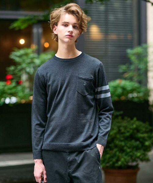 DRESSTERIOR / ドレステリア ニット・セーター | ウォッシャブルファインメリノ クルーネックニット | 詳細3