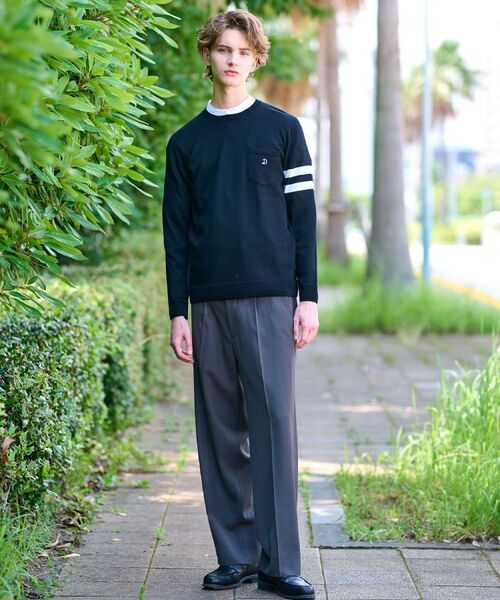 DRESSTERIOR / ドレステリア ニット・セーター | ウォッシャブルファインメリノ クルーネックニット | 詳細9