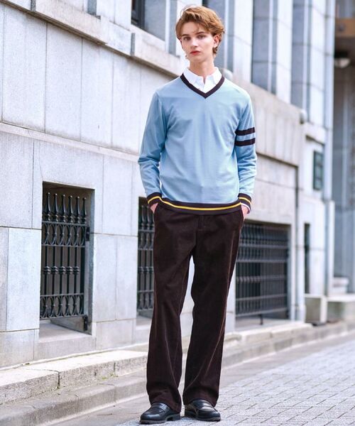 DRESSTERIOR / ドレステリア ニット・セーター | ウォッシャブルファインメリノ Vネックニット | 詳細10