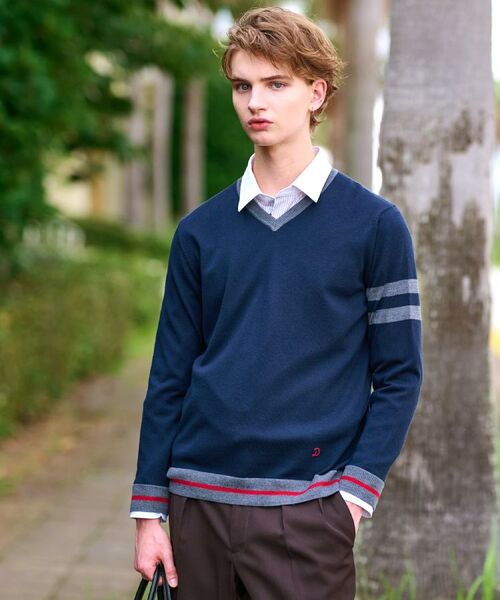 DRESSTERIOR / ドレステリア ニット・セーター | ウォッシャブルファインメリノ Vネックニット | 詳細20