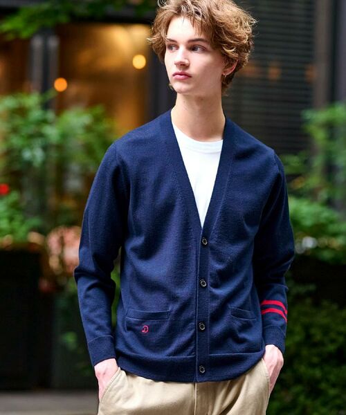 DRESSTERIOR / ドレステリア カーディガン・ボレロ | ウォッシャブルファインメリノ ニットカーデ(ネイビー(094))
