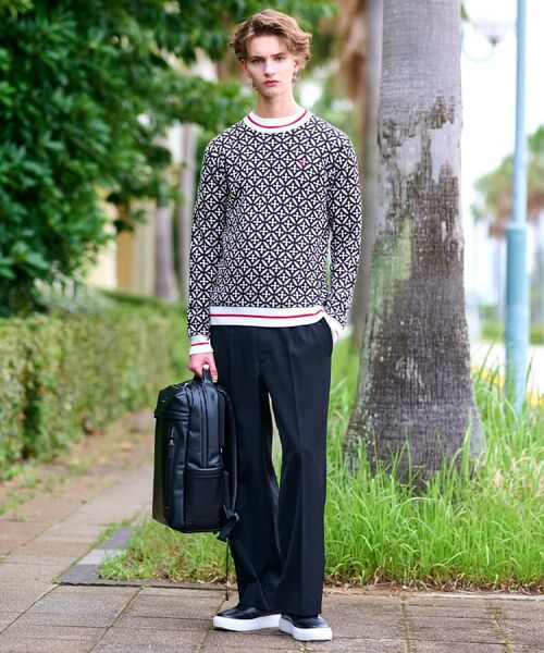 DRESSTERIOR / ドレステリア ニット・セーター | オーバーラップサークルジャカードニット | 詳細1