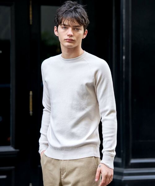 DRESSTERIOR / ドレステリア ニット・セーター | ウォッシャブル コットンカシミヤスムースニット(オフホワイト(003))