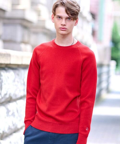 DRESSTERIOR/ドレステリア ウォッシャブル コットンカシミヤスムースニット レッド(062) 92(L) DRESSTERIOR/ドレステリア ウォッシャブル コットンカシミヤスムースニット レッド(062) 92(L)