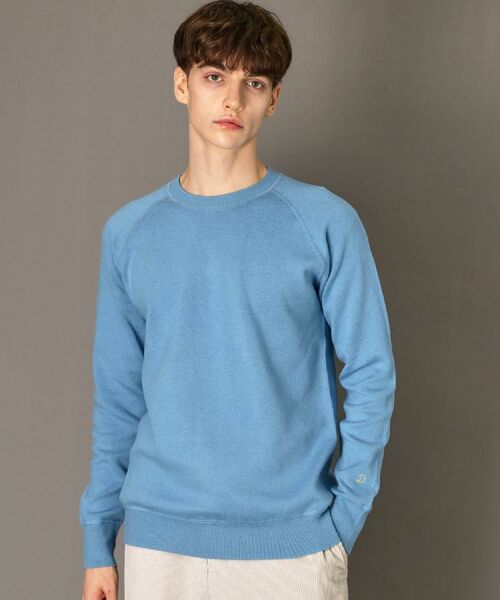 DRESSTERIOR/ドレステリア ウォッシャブル コットンカシミヤスムースニット サックスブルー(090) 92(L) DRESSTERIOR/ドレステリア ウォッシャブル コットンカシミヤスムースニット サックスブルー(090) 92(L)