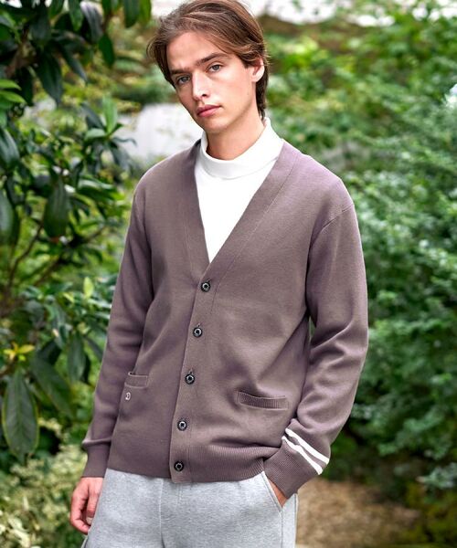 DRESSTERIOR / ドレステリア カーディガン・ボレロ | ウォッシャブル コットンカシミヤスムースカーディガン(トープ(054))