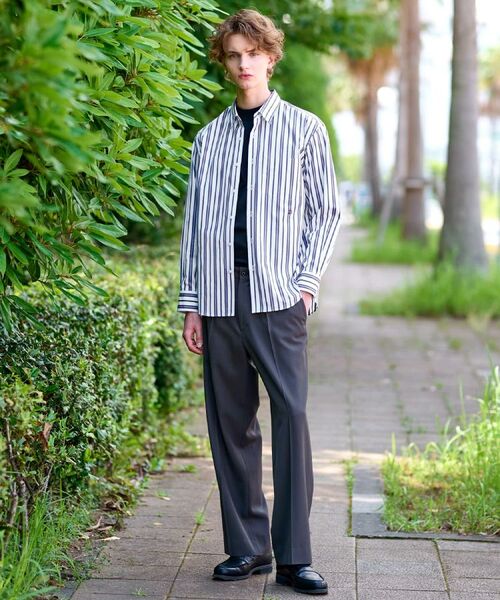 DRESSTERIOR / ドレステリア シャツ・ブラウス | THOMAS MASON ストライプシャツ | 詳細1