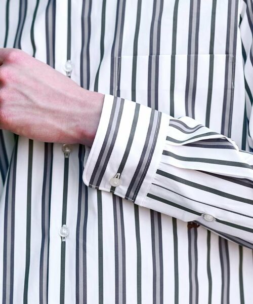 DRESSTERIOR / ドレステリア シャツ・ブラウス | THOMAS MASON ストライプシャツ | 詳細8