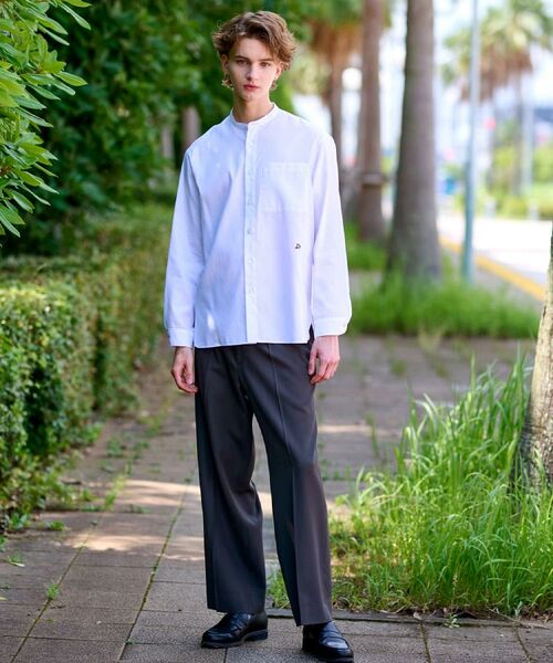 DRESSTERIOR / ドレステリア シャツ・ブラウス | 200双糸 バンドカラーシャツ | 詳細1