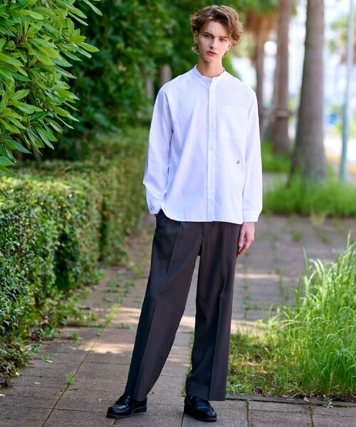 DRESSTERIOR / ドレステリア シャツ・ブラウス | 200双糸 バンドカラーシャツ | 詳細2