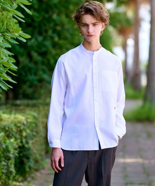 DRESSTERIOR / ドレステリア シャツ・ブラウス | 200双糸 バンドカラーシャツ | 詳細4