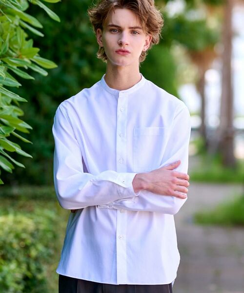 DRESSTERIOR / ドレステリア シャツ・ブラウス | 200双糸 バンドカラーシャツ | 詳細5