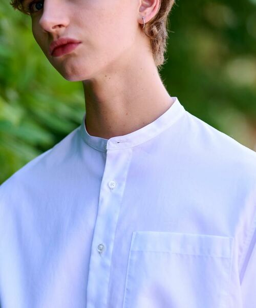 DRESSTERIOR / ドレステリア シャツ・ブラウス | 200双糸 バンドカラーシャツ | 詳細6