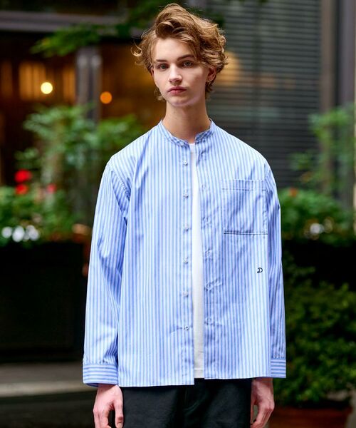 DRESSTERIOR / ドレステリア シャツ・ブラウス | バンドカラー ロンストシャツ | 詳細4