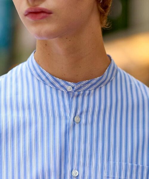 DRESSTERIOR / ドレステリア シャツ・ブラウス | バンドカラー ロンストシャツ | 詳細8