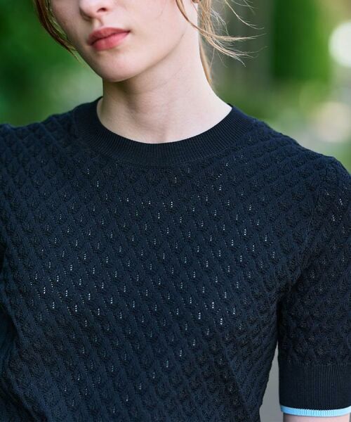 DRESSTERIOR / ドレステリア ニット・セーター | 【6色展開/オンオフ】レース編みハーフスリーブニット | 詳細13
