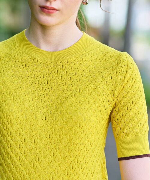 DRESSTERIOR / ドレステリア ニット・セーター | 【6色展開/オンオフ】レース編みハーフスリーブニット | 詳細27