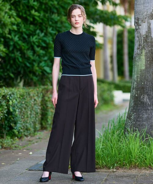 DRESSTERIOR / ドレステリア ニット・セーター | 【6色展開/オンオフ】レース編みハーフスリーブニット | 詳細9