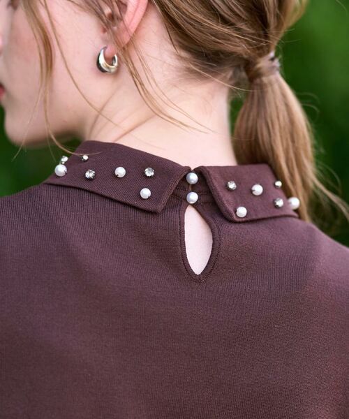 DRESSTERIOR / ドレステリア ニット・セーター | 【きれいめ／オンオフ】ビジューカラーニット | 詳細8