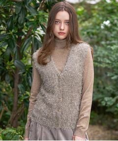 DRESSTERIOR / ドレステリア ニット・セーター | 【洗える/前後2WAY】フェザーヤーン2WAYニットプルオーバー