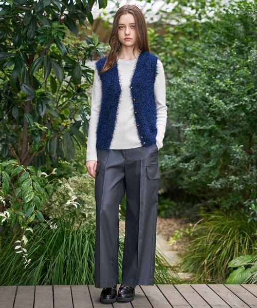 DRESSTERIOR / ドレステリア ニット・セーター | 【洗える/前後2WAY】フェザーヤーン2WAYニットプルオーバー | 詳細10