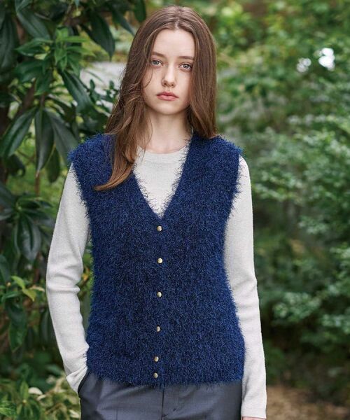 DRESSTERIOR / ドレステリア ニット・セーター | 【洗える/前後2WAY】フェザーヤーン2WAYニットプルオーバー | 詳細26