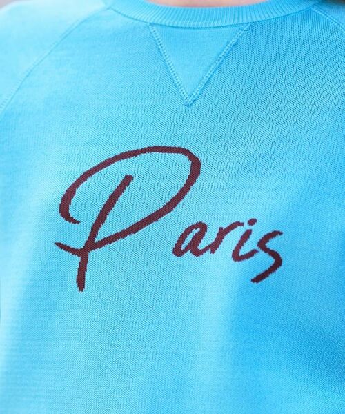 DRESSTERIOR / ドレステリア ニット・セーター | 【洗える/オリジナルロゴ】Parisハーフスリーブジャカードニット | 詳細17