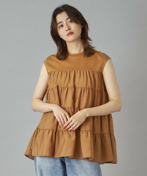DRESSTERIOR / ドレステリア カットソー | 【接触冷感/イージーケア】ティアードコンビカットソー | 詳細10