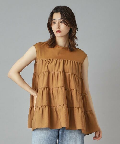 DRESSTERIOR / ドレステリア カットソー | 【接触冷感/イージーケア】ティアードコンビカットソー | 詳細11