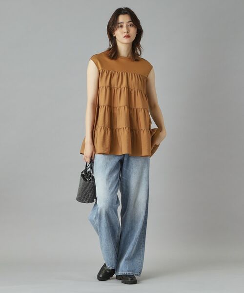 DRESSTERIOR / ドレステリア カットソー | 【接触冷感/イージーケア】ティアードコンビカットソー | 詳細12