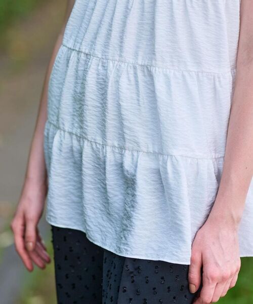 DRESSTERIOR / ドレステリア カットソー | 【接触冷感/イージーケア】ティアードコンビカットソー | 詳細8
