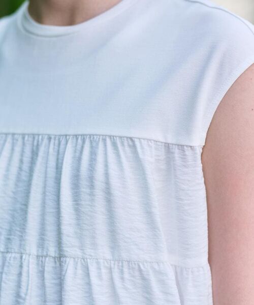 DRESSTERIOR / ドレステリア カットソー | 【接触冷感/イージーケア】ティアードコンビカットソー | 詳細9